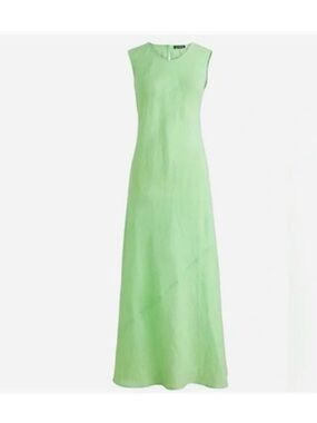 J Crew Linen Carolyn Maxi Dress